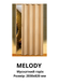Двері міжкімнатні MELODY розсувні (гармошка)розмір 820х2030мм 604 фото 1